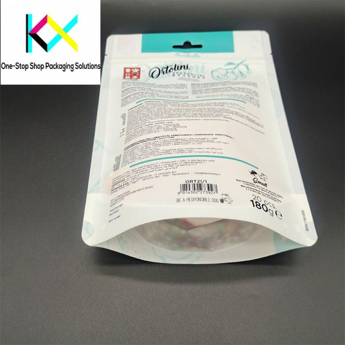 複数のSKU ペット用食品の包装用袋のための立体袋 Ziplock ラミネートプラスチックマイラー 1