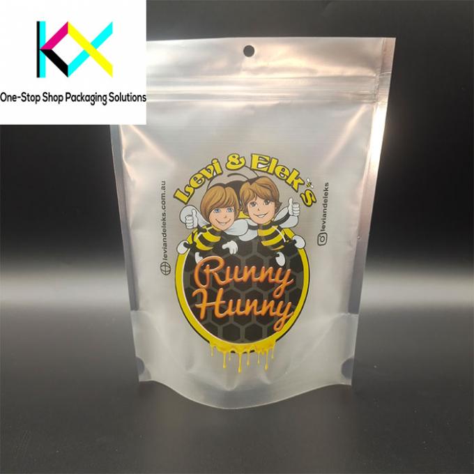 CMYK カラー 食品包装用 リセール可能なジッパー プラスチック袋 130um 0