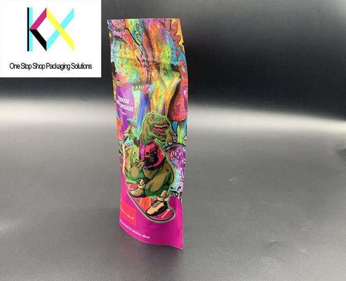 カスタム デザイン 印刷 金属製 フィルム 高バリア スタンドアップ ザイパー ポケット 甘い キャンディ スナック 梱包袋 2